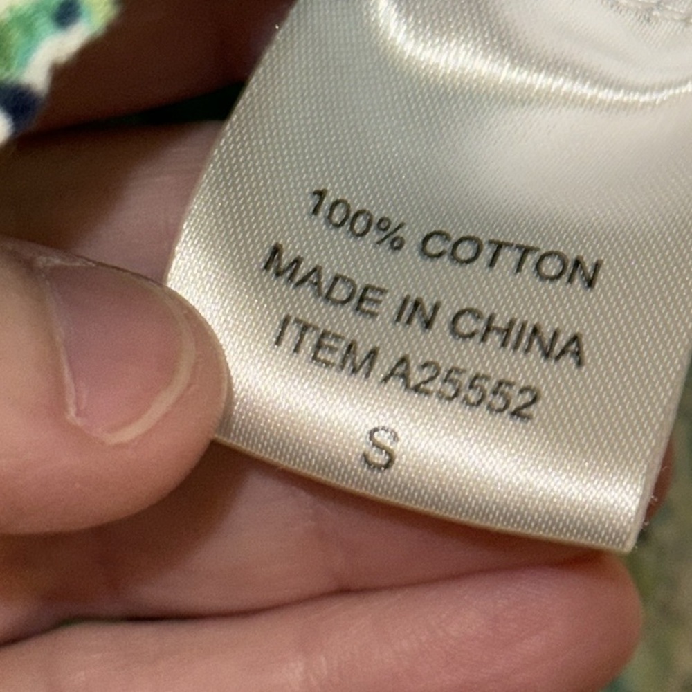 Appleseed’s Crinkle Collared Button Down Shirt Gr… - image 8